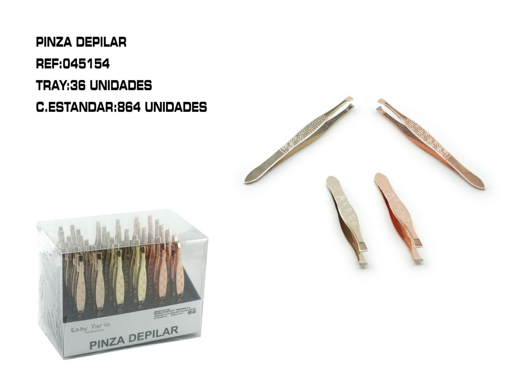 Pinza depilar 36 unidades - Herramientas de depilación