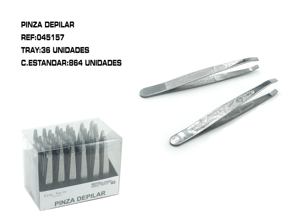 Pinza depilar 36 unidades - Herramientas de depilación