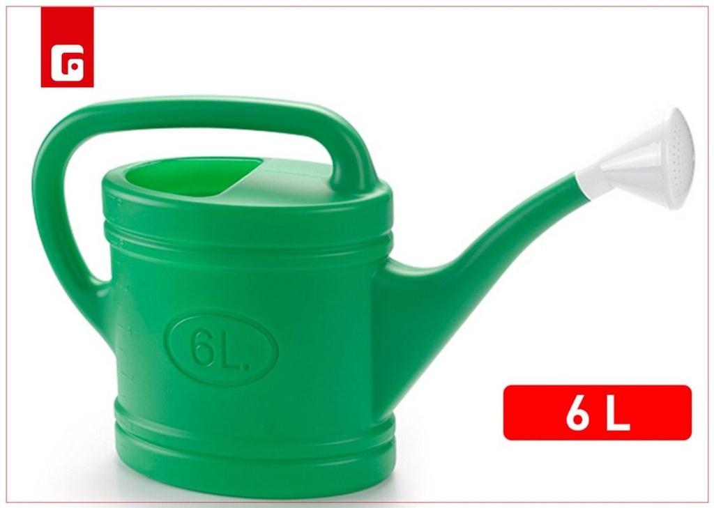 Rregadera verde 6 L - Accesorios de jardinería