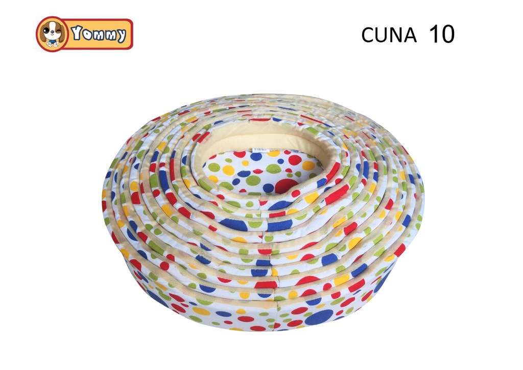 Cuna de perro de tela de puntos en 68x58x16 cm - Accesorios para mascotas