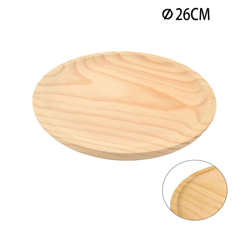 Plato para pulpo de madera 26 cm - Accesorios de cocina y platos especiales