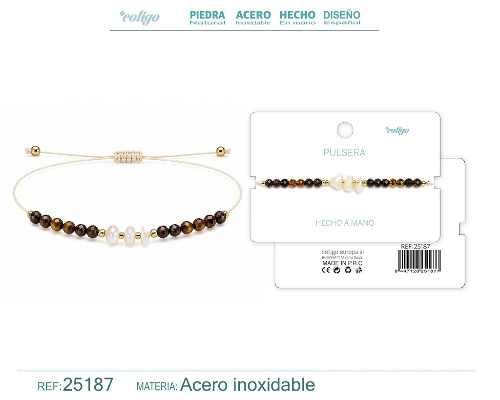 Pulsera hecha a mano con hilo - Joyas artesanales