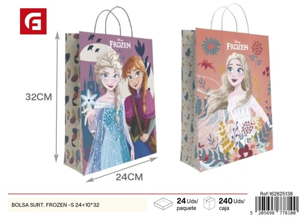 Bolsa surtida Frozen S 24+10*32 - Regalos y empaques