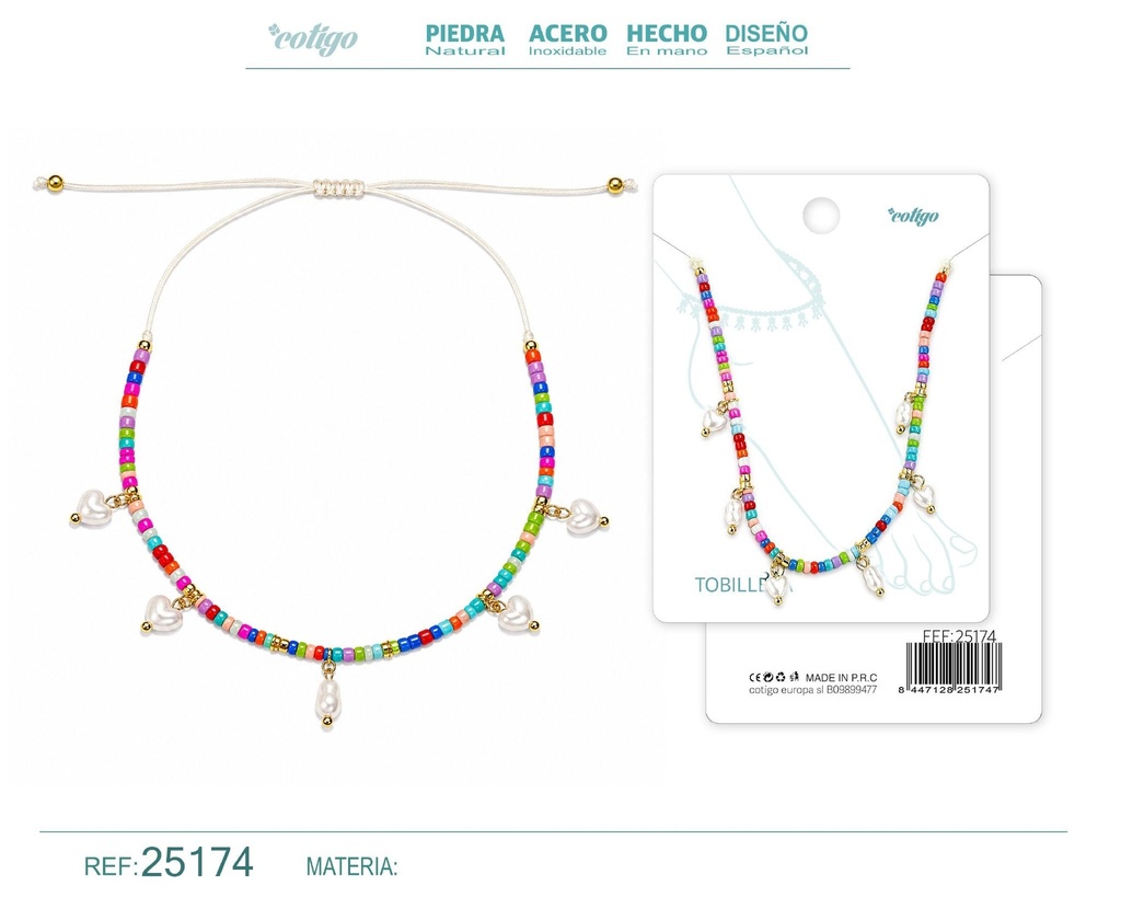 Tobillera hecha a mano - Joyería y complementos