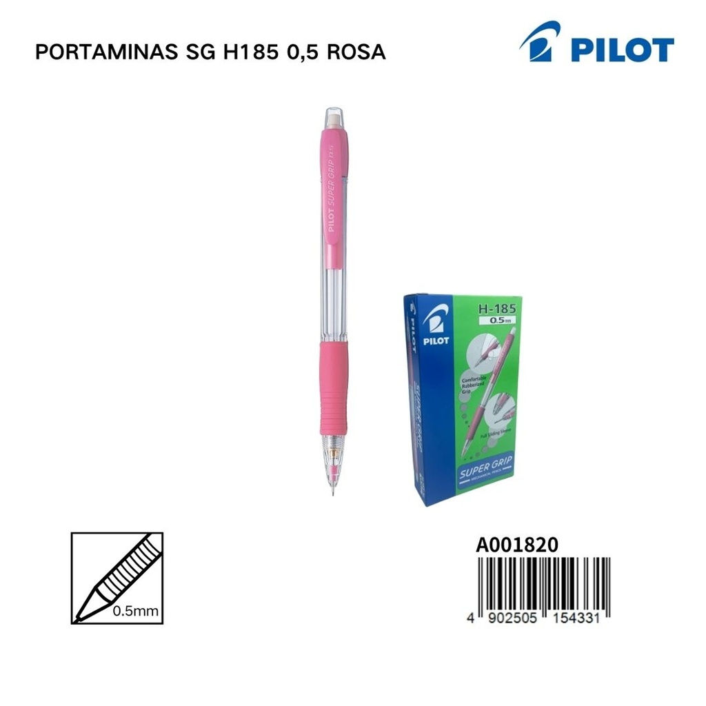 Portaminas Pilot SG H185 0.5 mm color rosa - Papelería y artículos de escritura