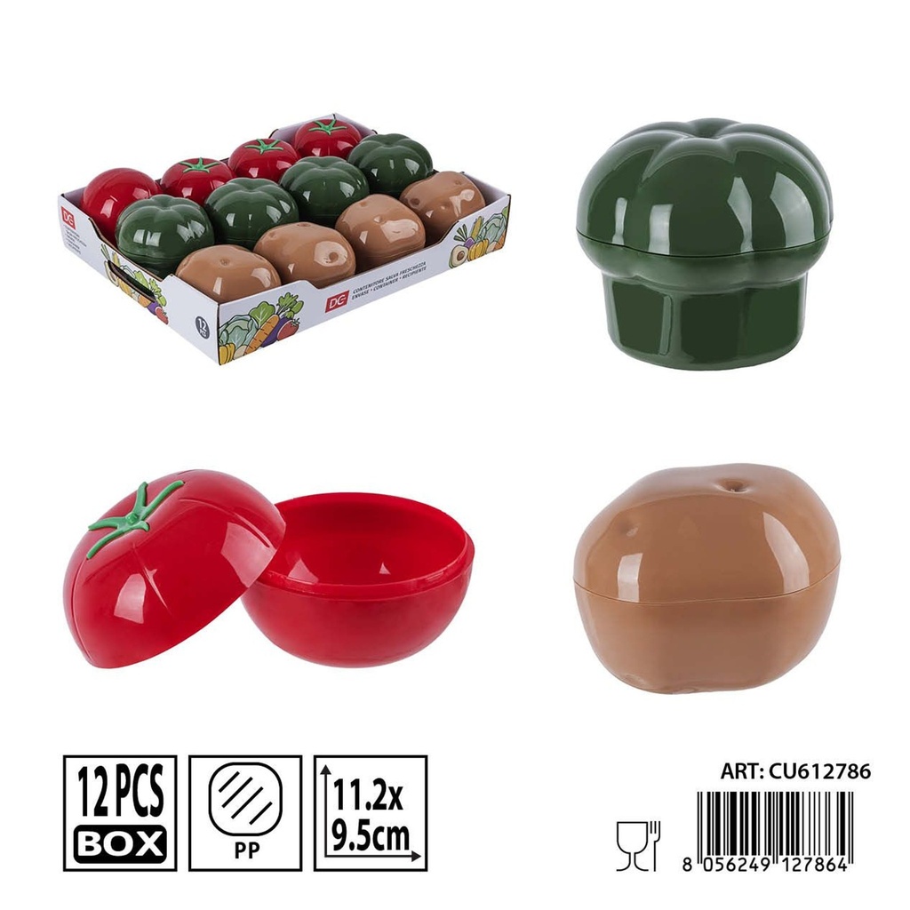 Contenedor conservador pimiento-tomate-papa - Utensilios de cocina y almacenamiento