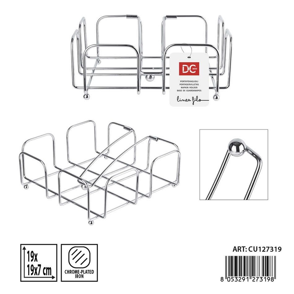 Servilletero de acero DC CASA - Accesorios de cocina y organización