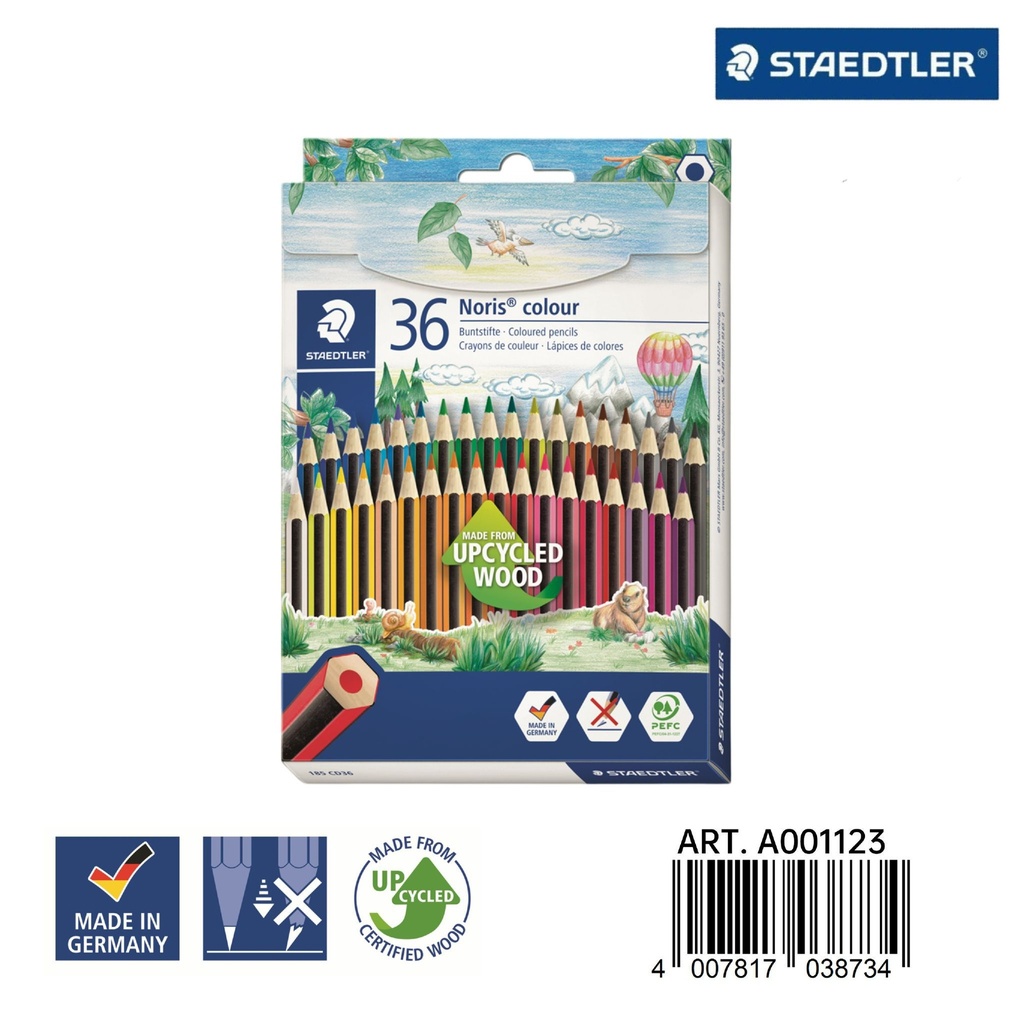 Lápices de colores Staedtler 36 unidades - Material escolar de calidad