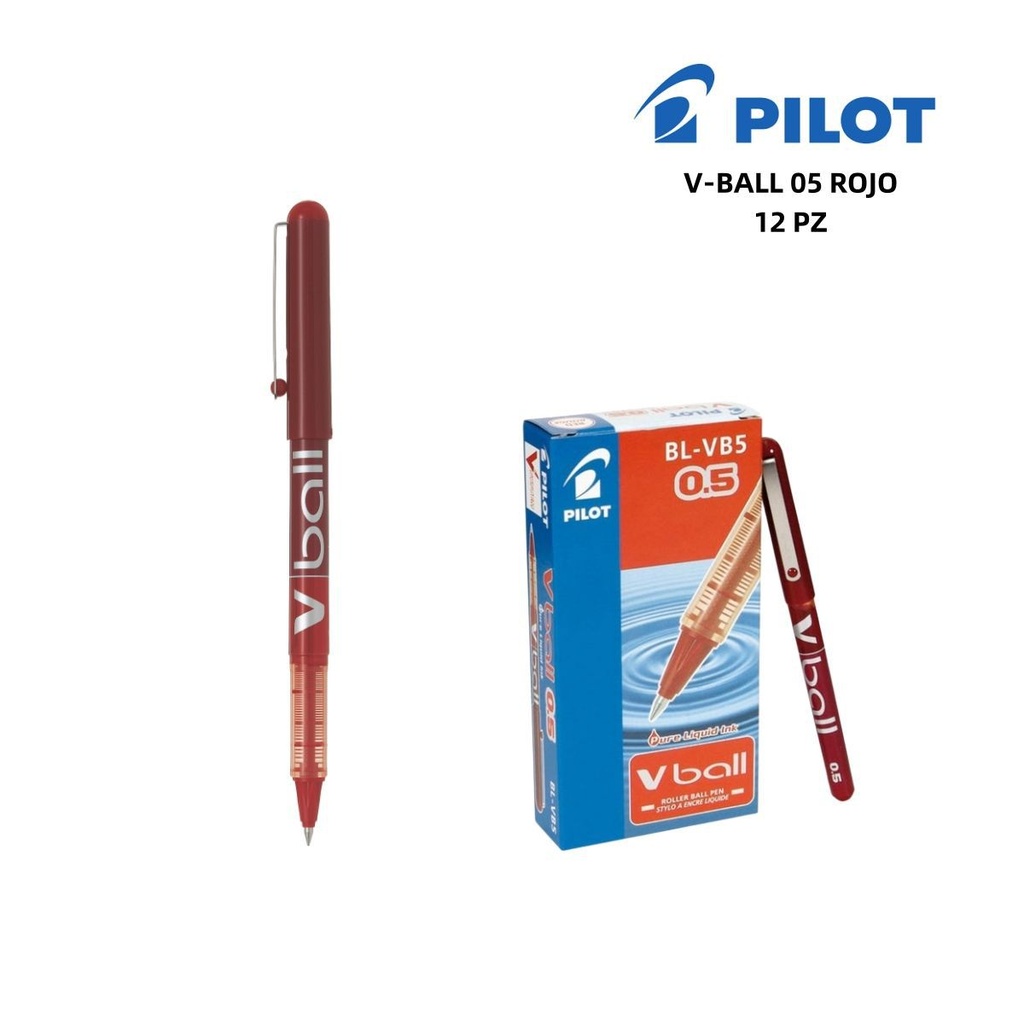 **Pluma Pilot 0.5 mm roja ** - Material de oficina
