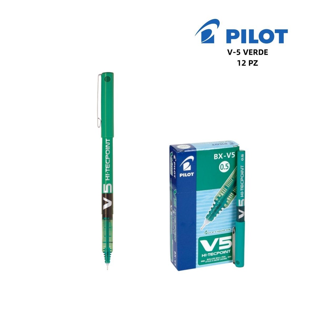**Pluma pilot 0.5 mm verde ** - Material de oficina