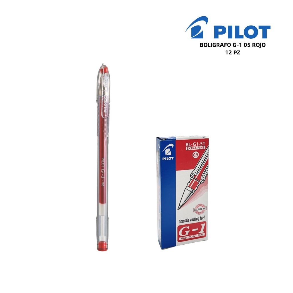Bolígrafo Pilot 0.5mm rojo - Artículos de papelería
