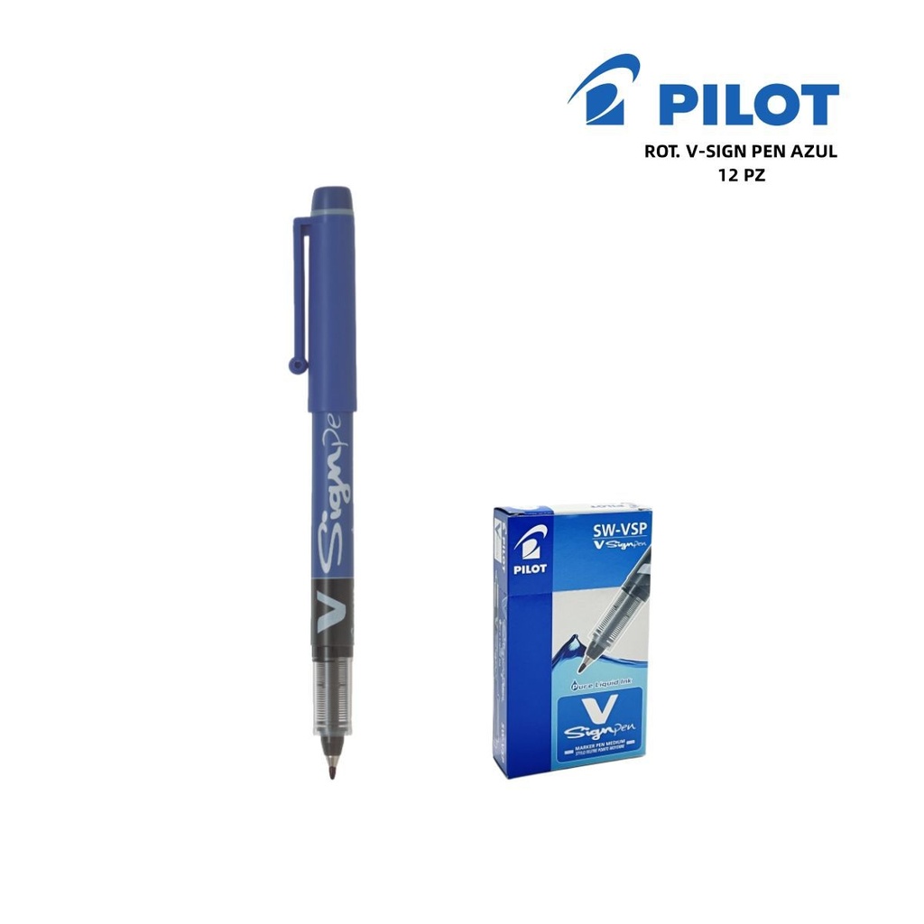 Bolígrafo Pilot, tinta a base de agua 0.6mm azul - Material escolar