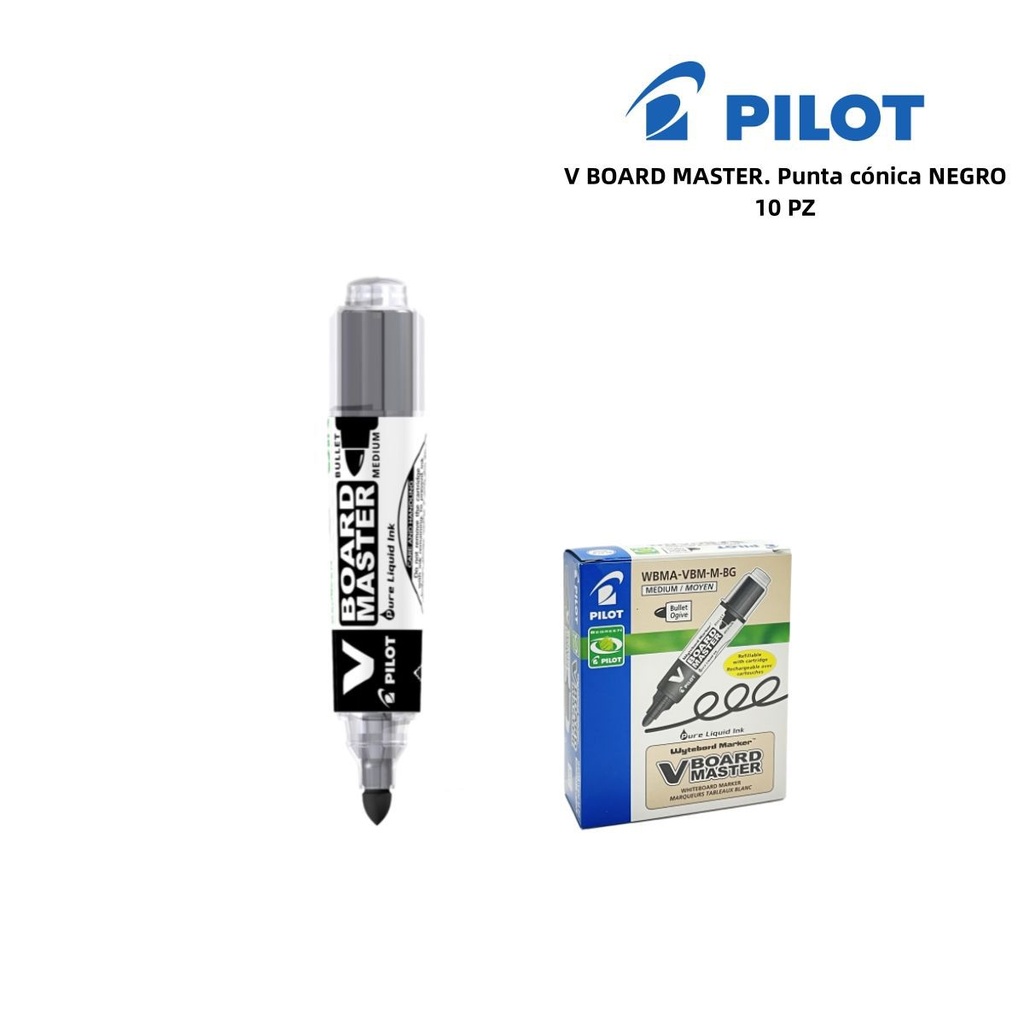 Marcador de pizarra Pilot punta redonda 2,3 mm negro - Material de oficina 
