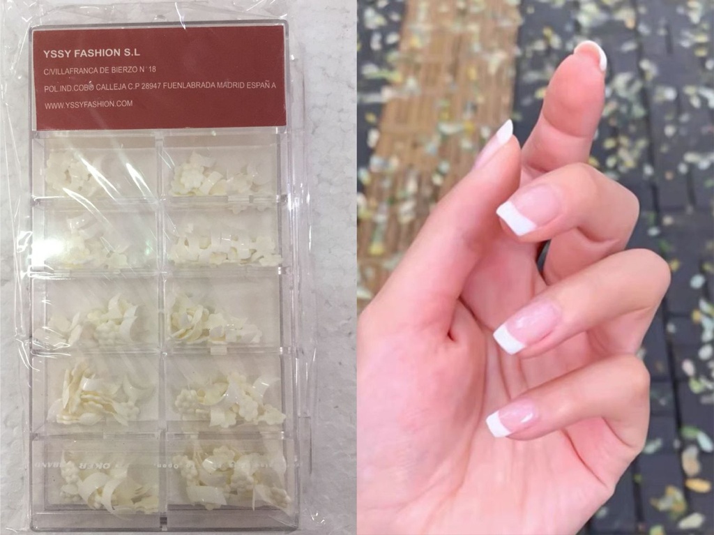 100 puntas sin cortes 200 unidades - Accesorios de uñas