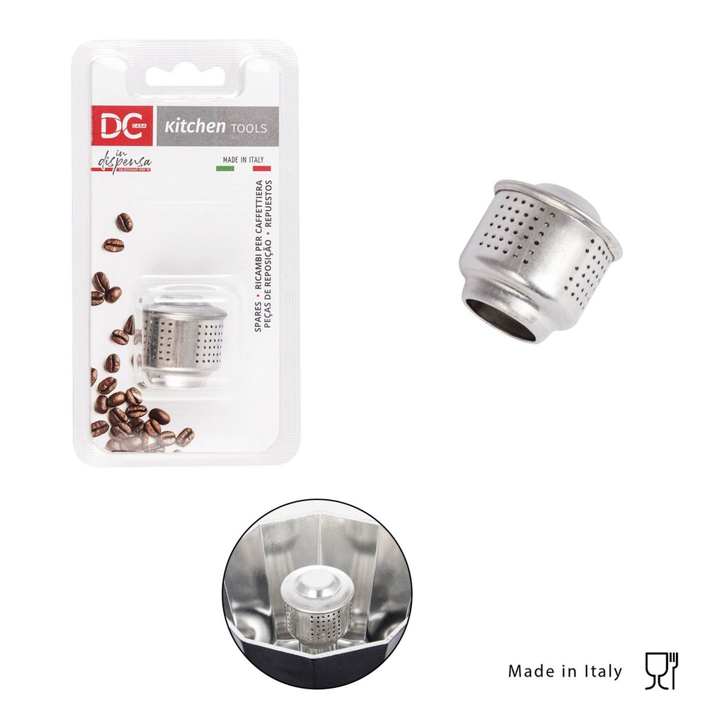 Protector de salpicaduras de aluminio para cafetera moka - Accesorios de cocina