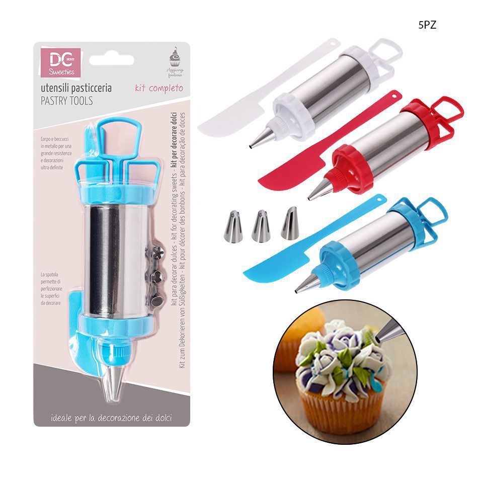 Kit de jeringa para repostería 20x4.5cm - Utensilios de cocina y repostería