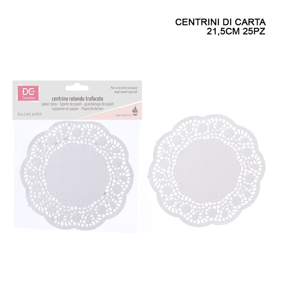 Papel de pastelería circular (21.5 cm, 25 unidades) - Utensilios de repostería