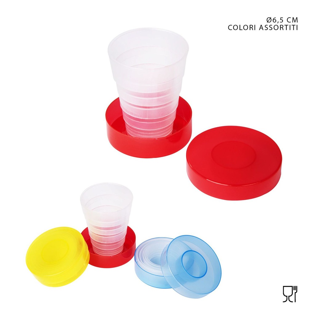 Vaso plegable 7 cm - Artículos de cocina y utensilios