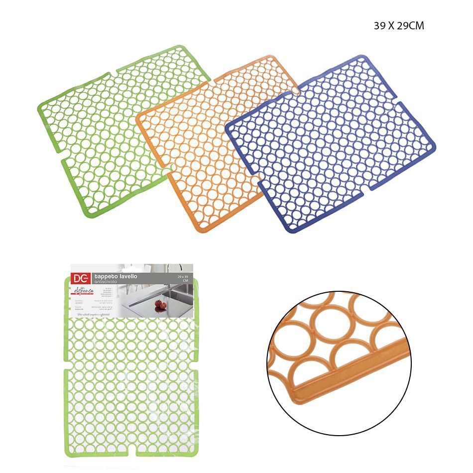 Alfombrilla antideslizante para fregadero 29x39 cm