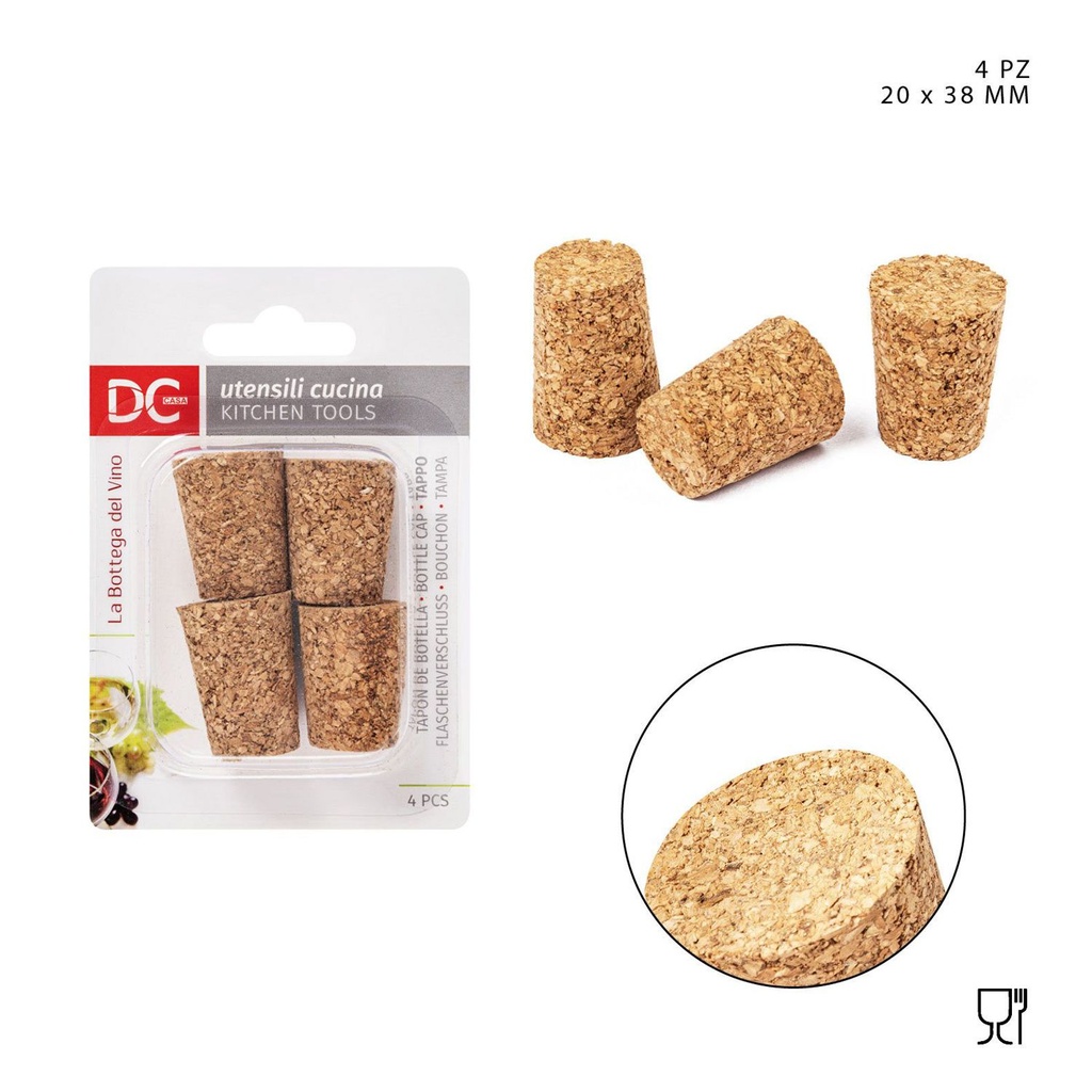 Tapa de botella de 20/25x40mm (3 pcs) - Accesorios de cocina