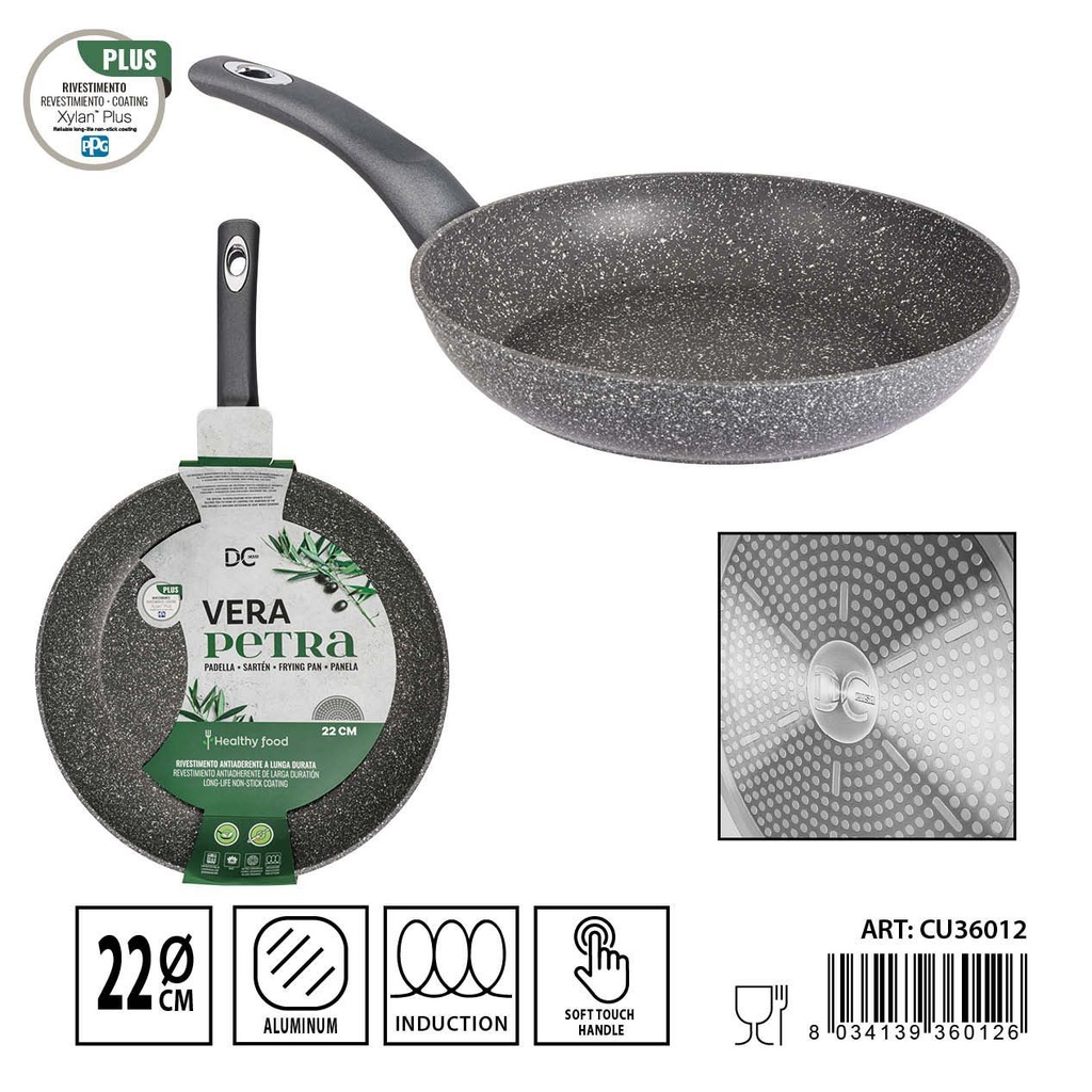 Sartén inducción antiadherente 22 cm - Utensilios de cocina