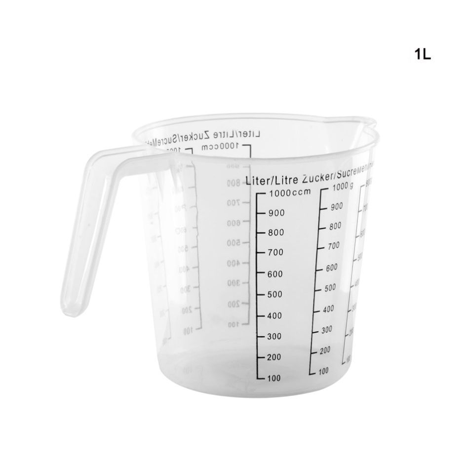 Jarritas medidoras de plástico (1.0L) - Utensilios de cocina
