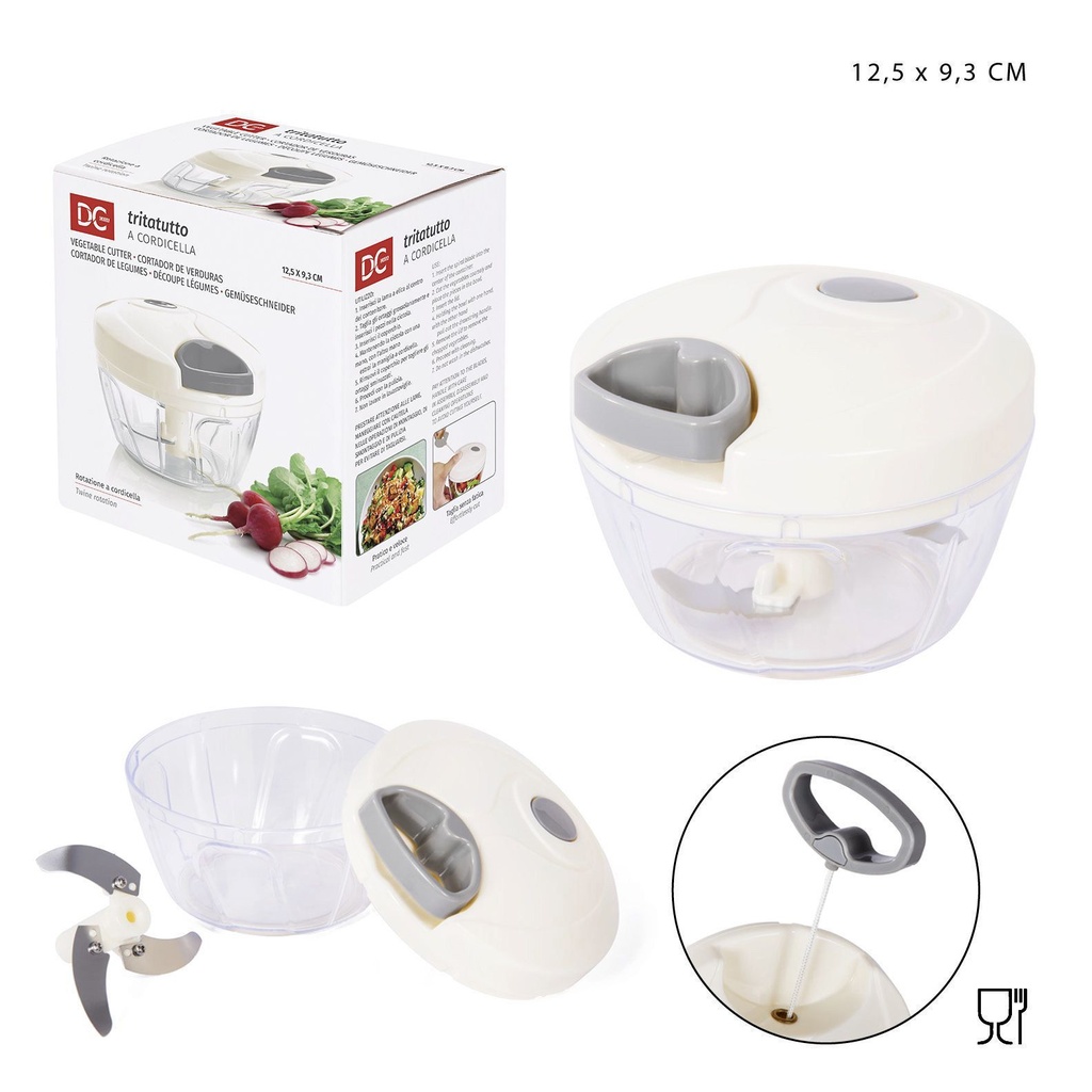 Cortador multifuncional a cuerda 12.5x9.3 cm - Accesorios de cocina