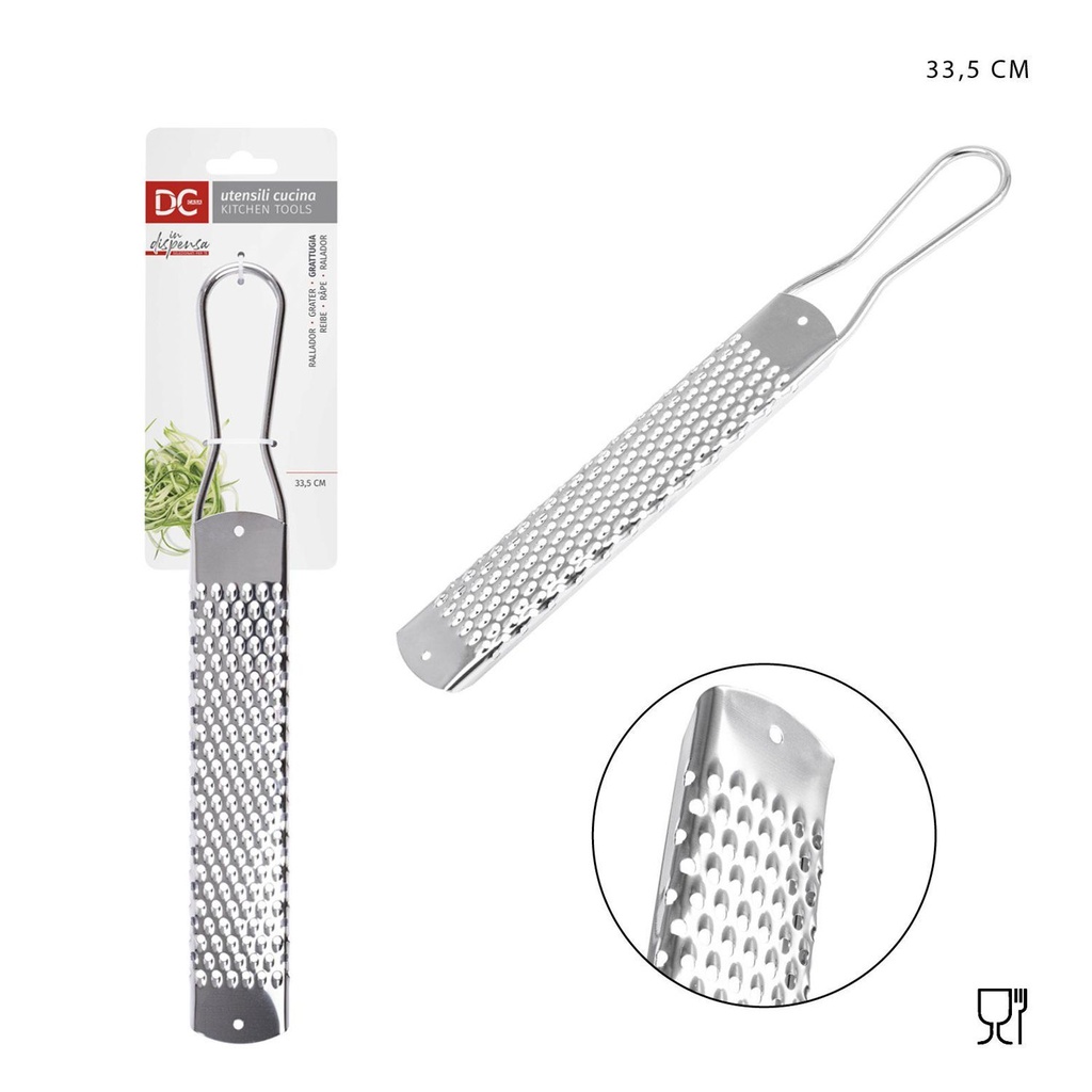 Rallador de acero Juliana 33.5x3.5cm - Utensilios de cocina