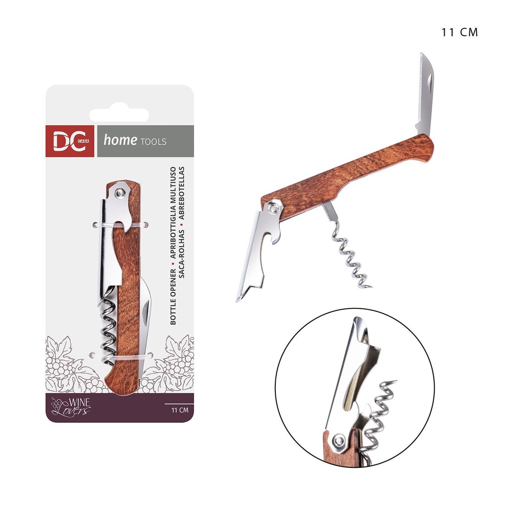 Abrebotellas multifuncional de 11 cm - Accesorios de cocina y bar