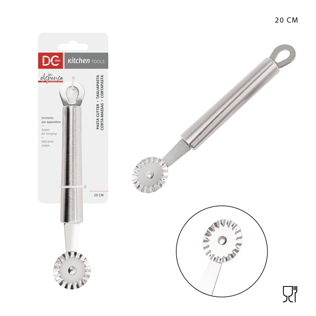 Rueda de cortador de pizza 19x3.5 cm - Utensilios de cocina