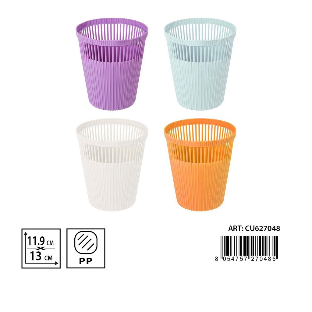 Cesta multiusos perforada 11.9x13 cm - Artículos de plástico