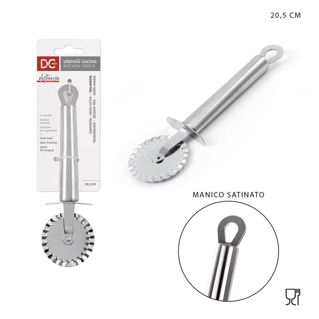 Cortaespaguetis de acero satinado D6x20.5 cm - Utensilios de cocina y cortadores