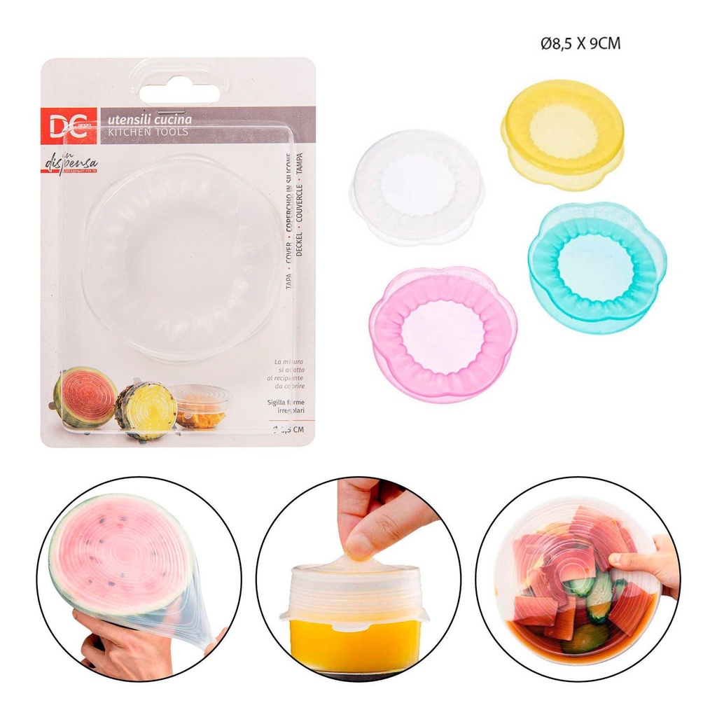 Tapa de silicona extensible 8.5 cm - Accesorios de cocina y tapas