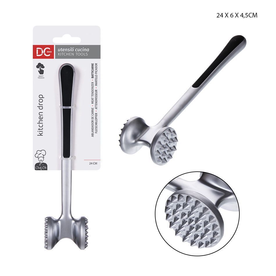 Martillo para carne 24x6x4.5 cm - Utensilios de cocina
