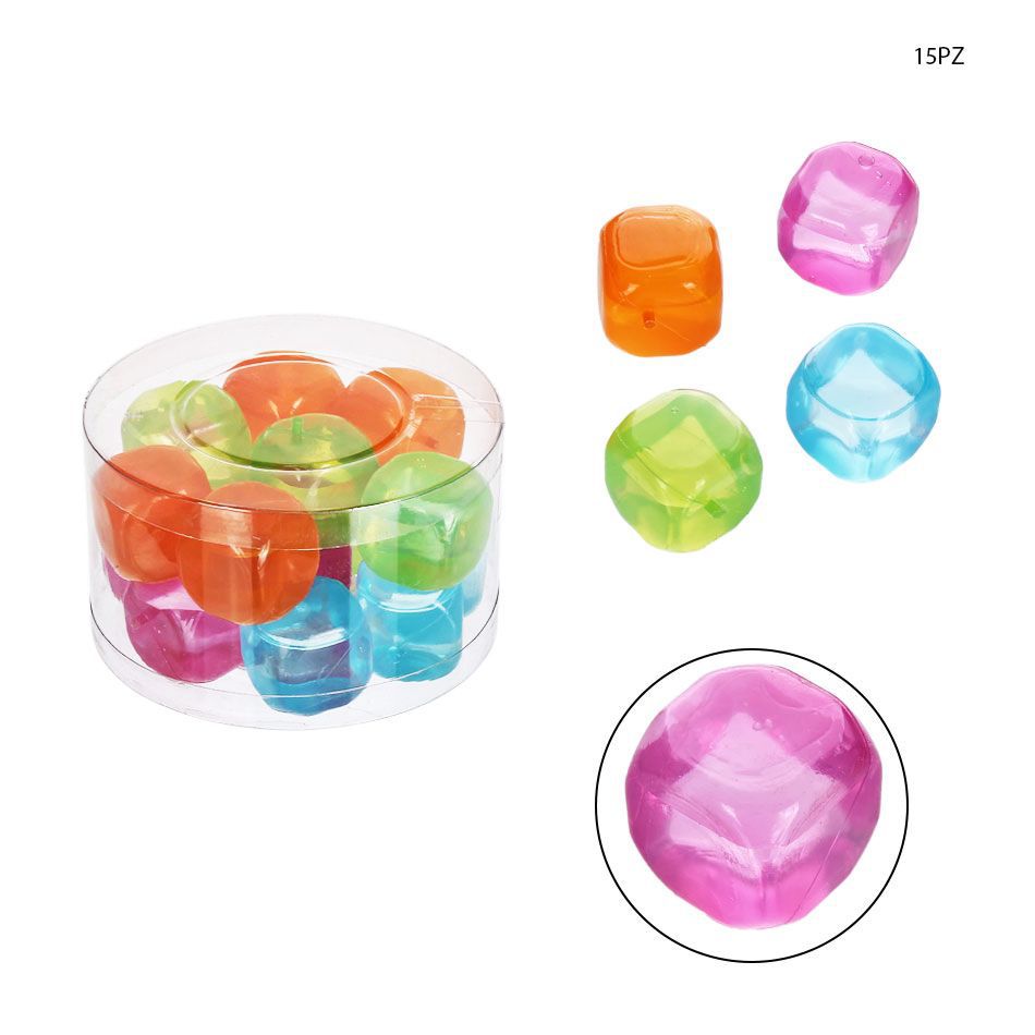 Cubitos refrigerantes en forma de cubo 15 pzs - Moldes de cocina