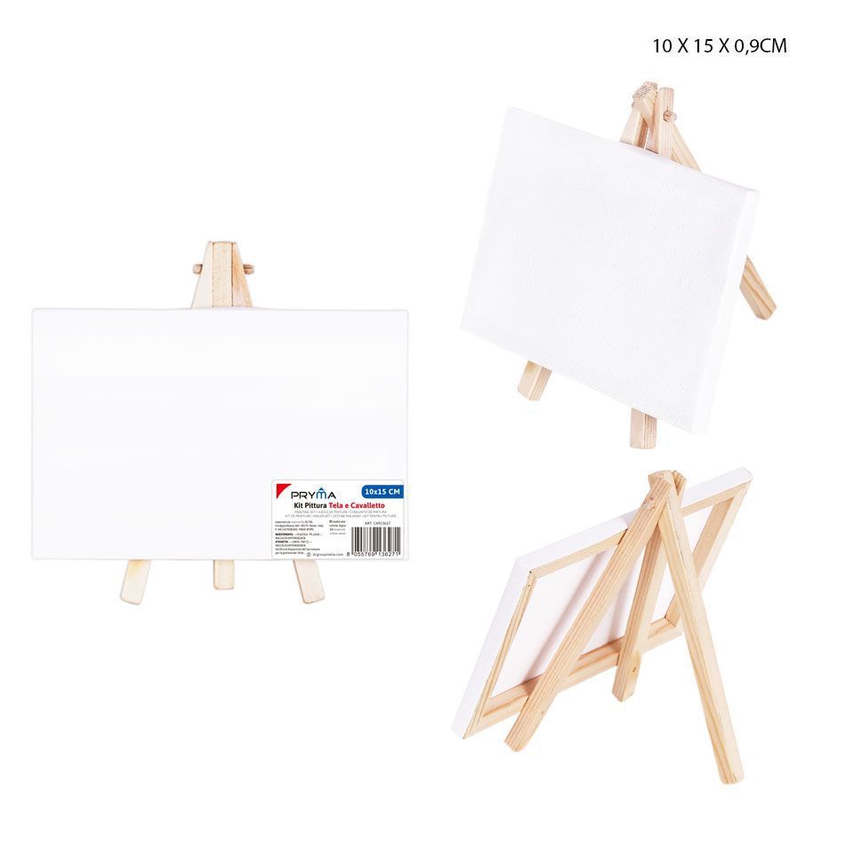 Caballeto + lienzo 10x15cm - Accesorios para arte