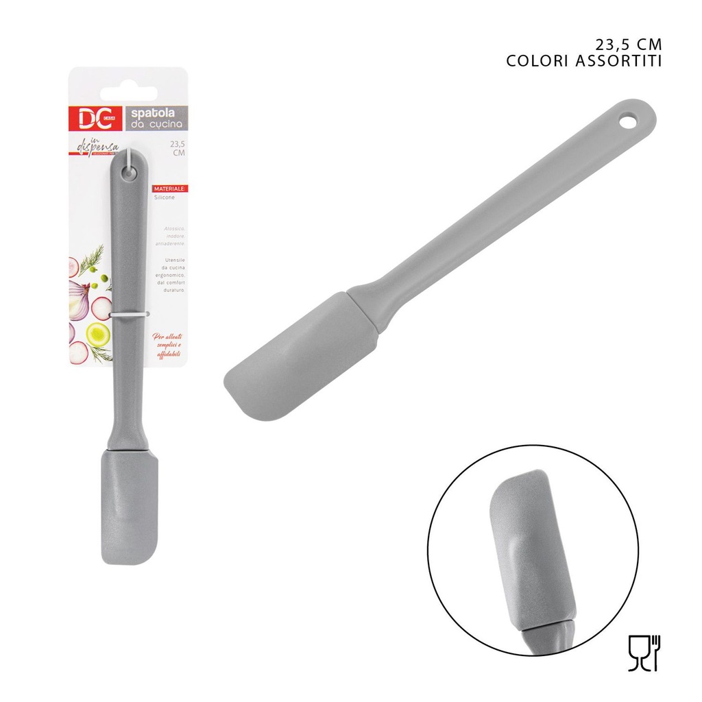 Espátula de silicona 23.5 x 3.2 x 1.3 cm - Utensilios de cocina