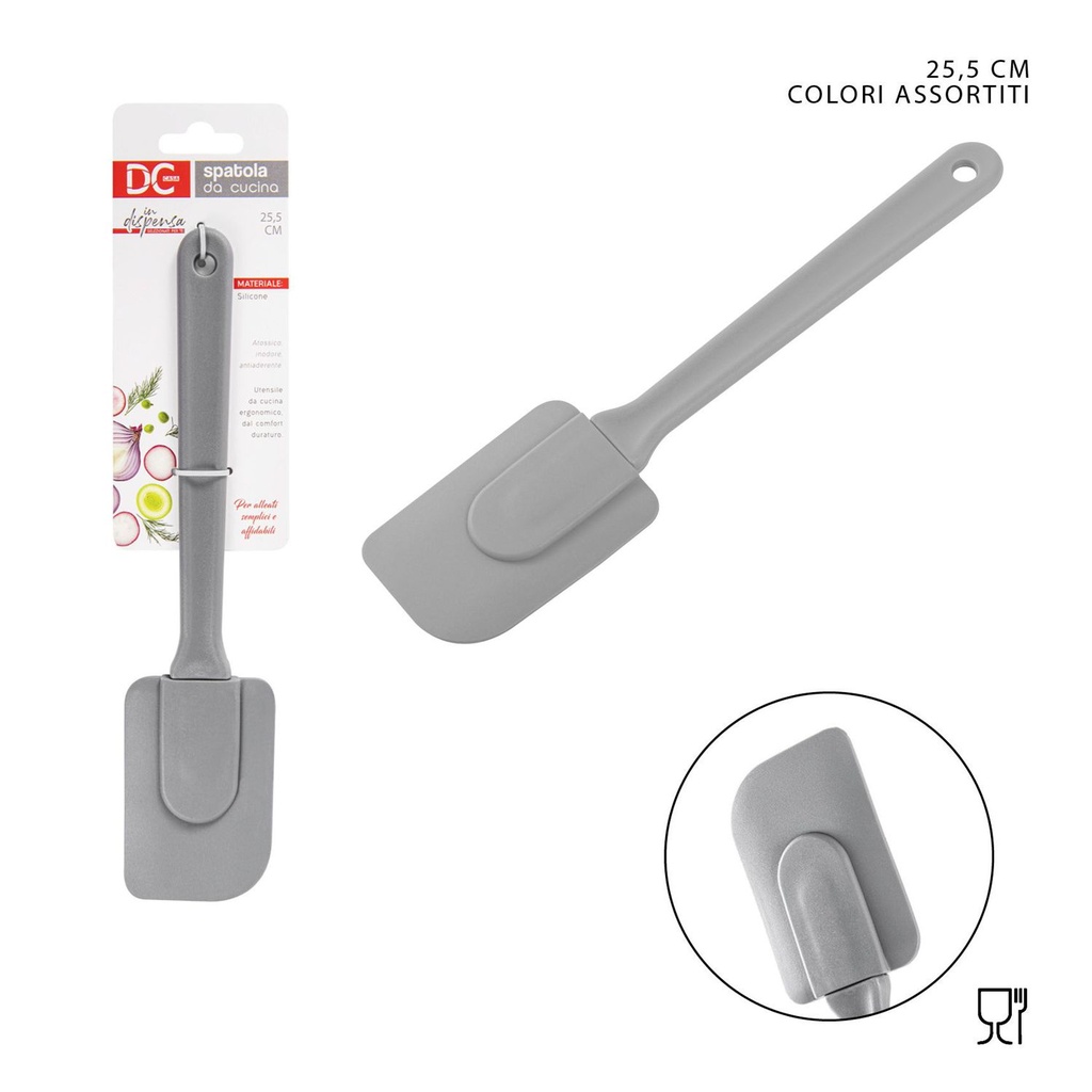 Espátula de silicona 25.5X6.2X1.5CM - Accesorios de cocina