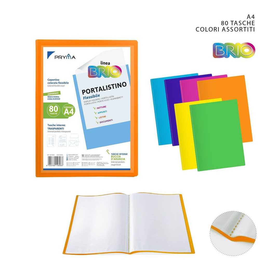 Carpeta flexible con portada reemplazable serie BR - Artículos de oficina