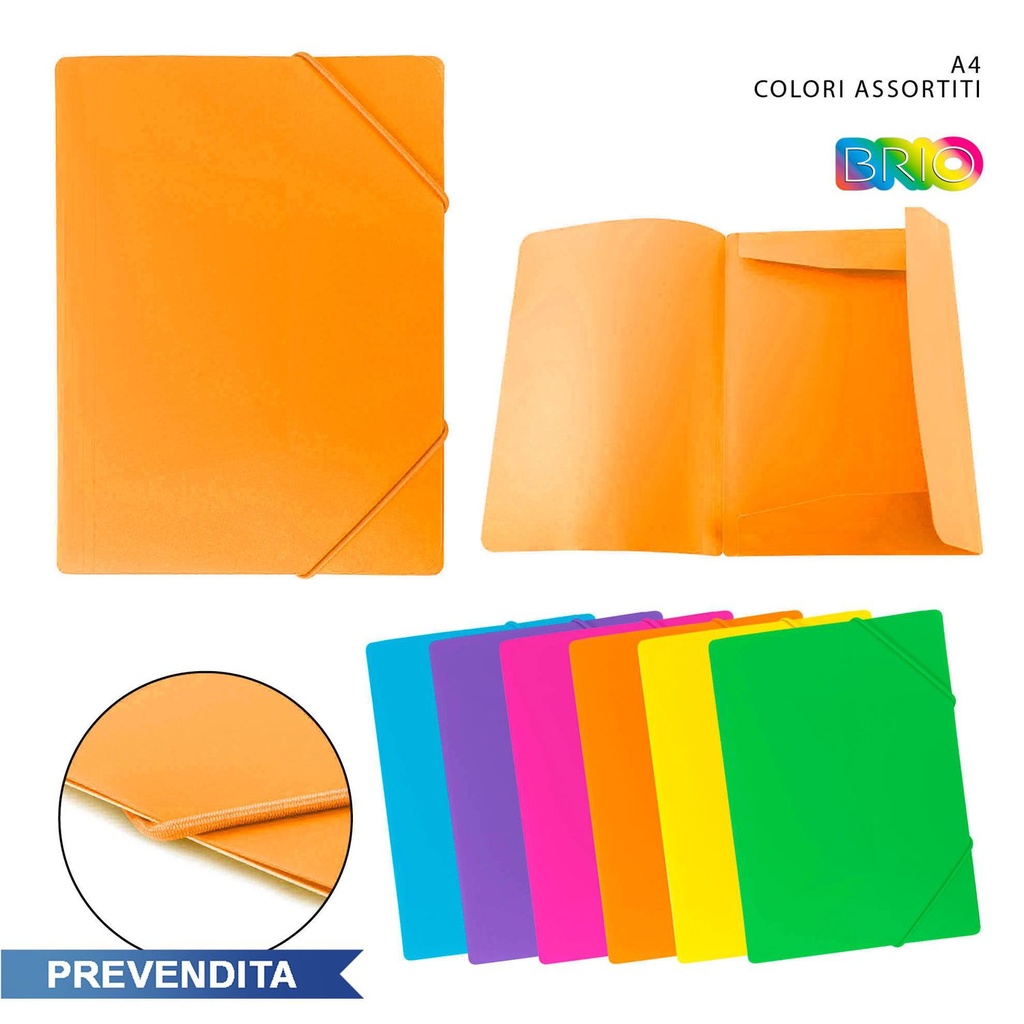 Carpeta con goma Serie Brio A4 3/L para organización de documentos