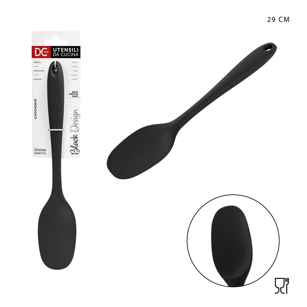 Cuchara de silicona 29X6.5 cm - Accesorios de cocina
