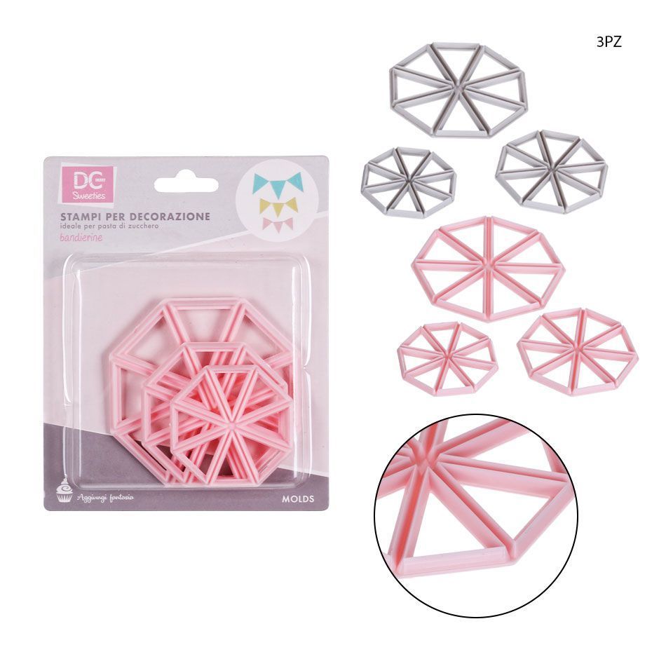 Moldes de repostería 3pz - Utensilios de repostería y moldes