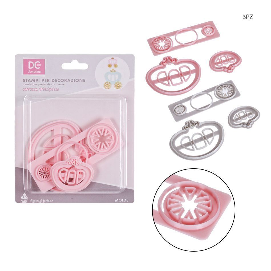 Moldes de repostería 4pz - Utensilios de repostería y moldes