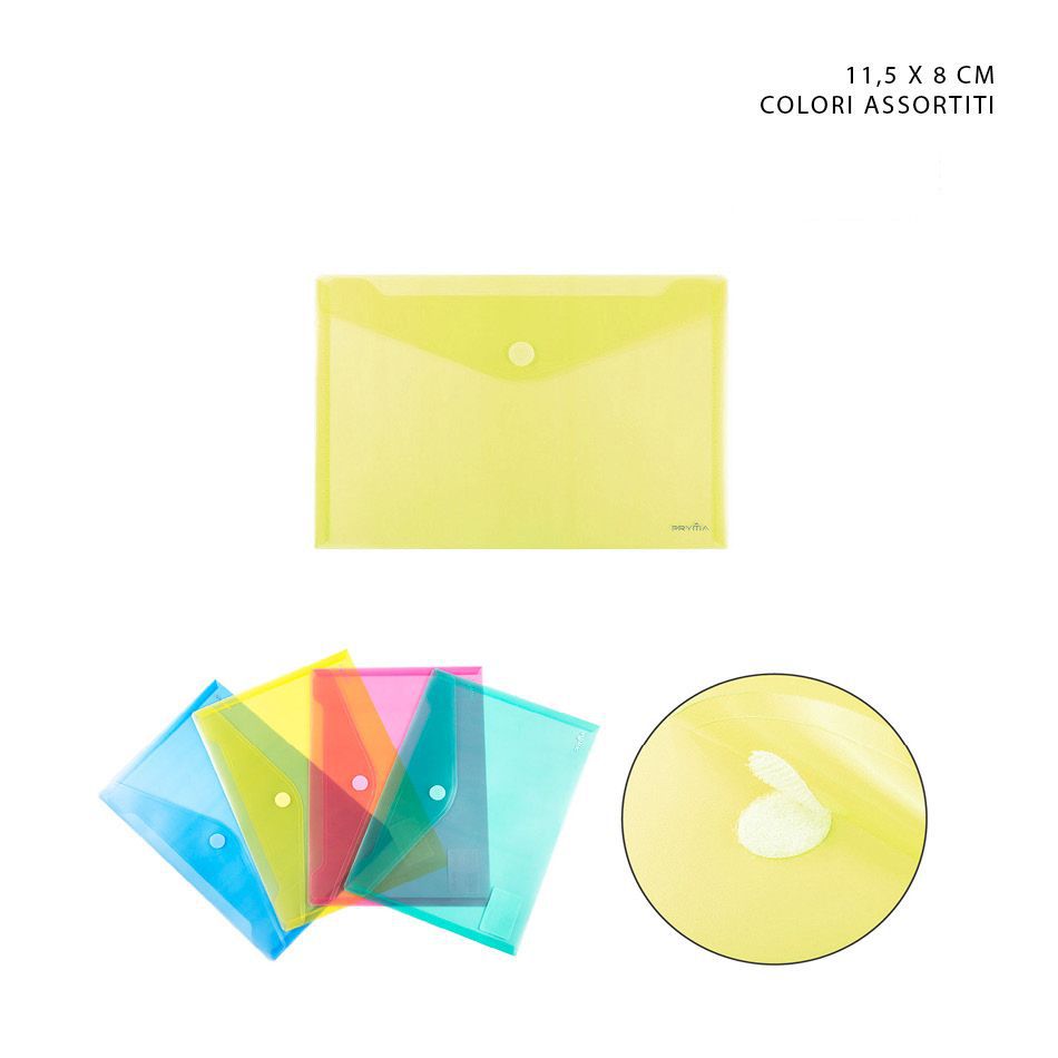 CARPETA CON CIERRE VELCRO 11.5x8 cm - Material de oficina