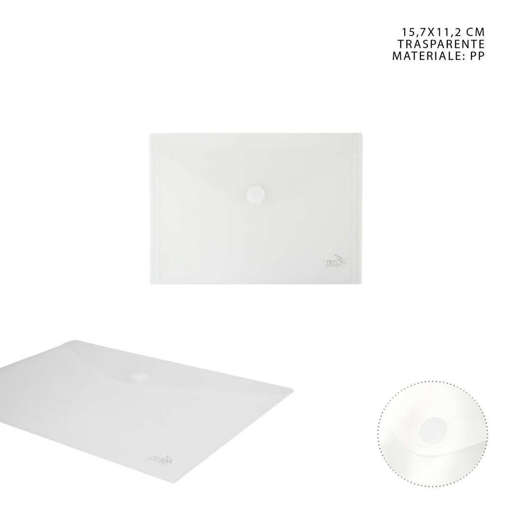 Carpeta con cierre de velcro 15.7x11.2 cm - Organizador de documentos