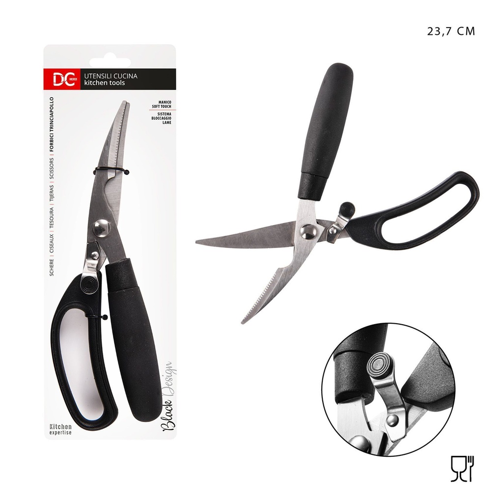 Tijeras de cocina picapollo 23.7 cm - Utensilios de cocina