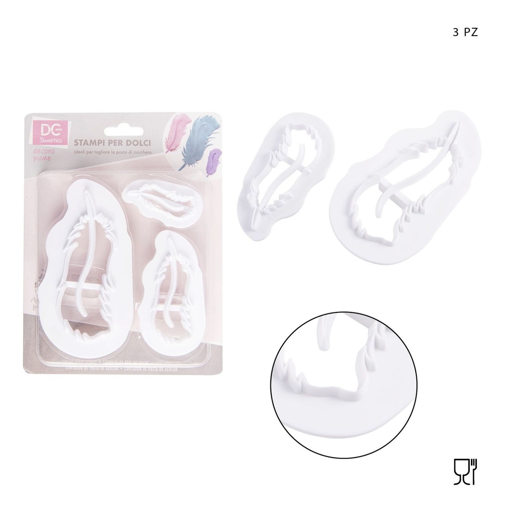 Moldes de repostería 3pz - Utensilios de repostería y moldes