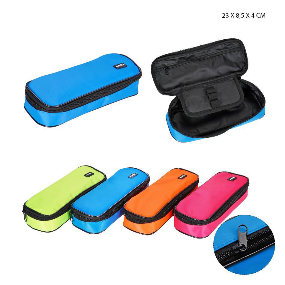 Estuche de tela fluo 23x8.5x4cm - Papelería