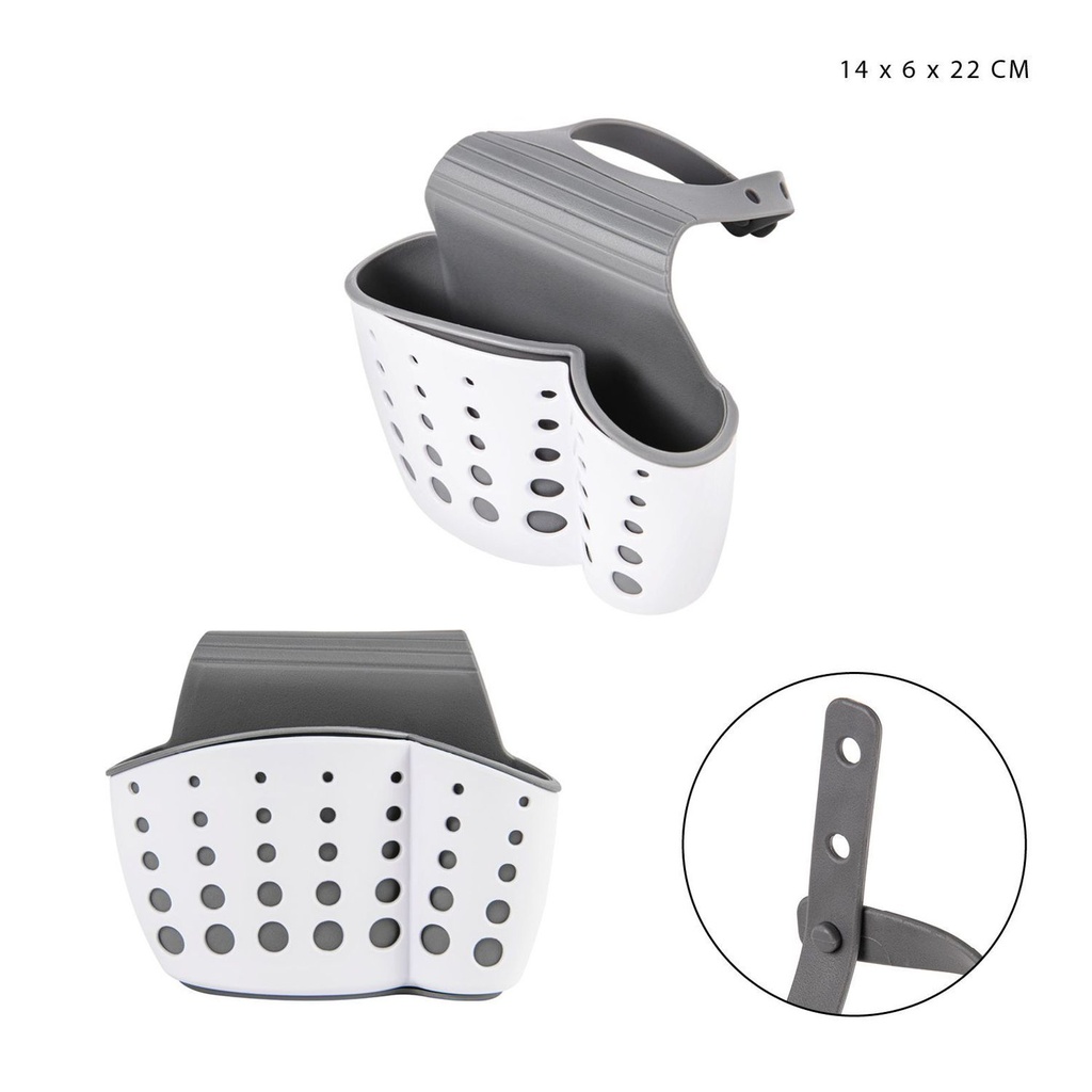 Cesta para objetos fregadero 14X6X22 cm - Accesorios de cocina