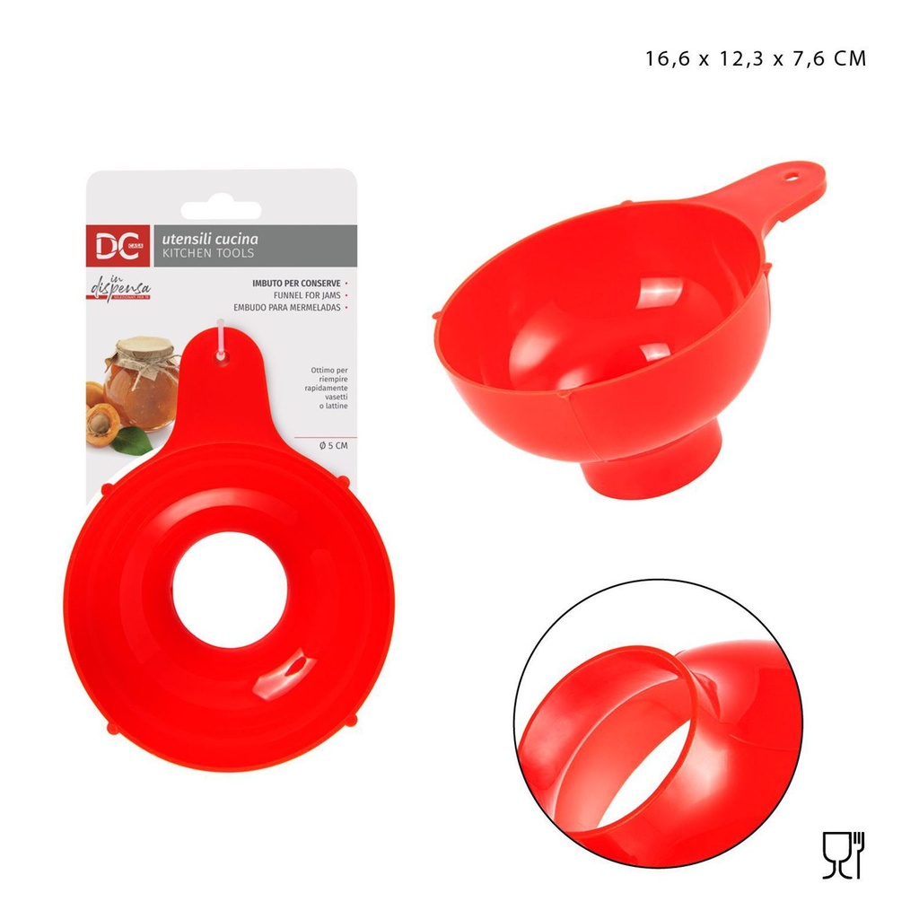 Embudos de plástico 16.6X23.3X7.6CM - Accesorios de cocina